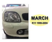 》傑暘國際車身部品《NEW MARCH K11 99 00 01 02 03 04年 晶鑽 大燈  一顆850