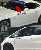 D1.P-A135 HONDA本田SPOON改裝貼紙Fit新飛度Civic新思域GK5汽車貼紙