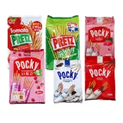 (店+)【Glico 格力高】日本/泰國 Pocky  牛奶 巧克力 草莓 野菜沙拉 番茄野菜 固力果  零食 進口餅乾【嘻饈仔現貨】