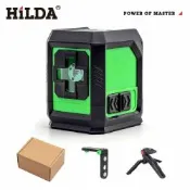 [ HILDA ]希爾達電動工具系列 綠光十字雷射水平儀 / 機身附有四顆強力磁鐵｜迷你機身 × 專業級精準定位 LS298