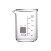 (店+)酒杯 空瓶子 200ml 咖啡用具 萃取量杯 精油量杯 廚房量杯 咖啡燒杯 玻璃杯子 料理量杯 馬克杯 玻璃量杯 5-GCL200