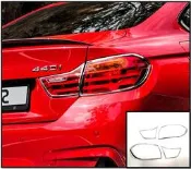 圓夢工廠 BMW 寶馬 4系 F32 F33 F36 418 420 428 改裝 鍍鉻銀 車燈框 後燈框 尾燈框 飾貼
