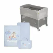 馨兒美嬰童館 Joie kubbie sleep 嬰兒床(JBA57000A)+奇哥悅讀比得兔床邊床三件式床組(PLC56200B藍) 6600元