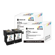 【列印市集】for HP 2黑超值組 NO.61XL / CH563WA 高容量 副廠 環保墨水匣(適用DJ 1000/1010/1050/1510)