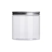 (店+)【COLOR ME】PET 食品密封收納罐 3個一組 塑料罐 透明罐 餅乾罐 小罐子 鋁蓋罐 儲物罐 分裝罐 保鮮罐 收納罐 密封罐 咖啡罐 飼料罐 烘焙 乾果  食品罐