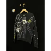 【TACKSTHGOOD】正品 KENZO PARIS 刺繡大學T 眼睛 女款 青年版 14A=XS