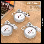 新款圓形PD排插 PD電源延長線 4USB+2C 小夜燈電源延長線