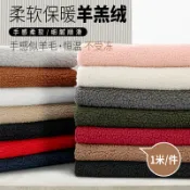 協貿國際日用品生活12館 羊羔絨布料加厚珊瑚絨毛絨棉花絨保暖內襯玩偶絨布羊羔毛服裝面料
