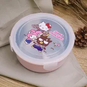 Hello Kitty不鏽鋼隔熱碗-明星總動員(粉色款)  台灣製