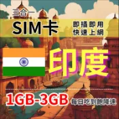 【實體卡】印度上網SIM卡｜【7-14天】每日高速流量｜降速128Kbps續無限｜Idea、Vodafone雙電信-J