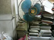 早期稀有老古董鐵製 大同 直立電風扇電扇阿騰哥二手書坊*台電線蓮接處故障插電
