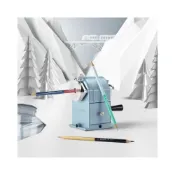 (店+)【CARAN d’ACHE】卡達 2025聖誕特別版 Alpine Frost阿爾卑斯霜雪 金屬削鉛筆機
