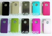 【全新 iPhone 4G 4S 鋁合金 電鍍金屬拉絲保護殼】鏤空設計 10種顏色可選 內裏絨布 後蓋 電池蓋 背蓋 保護套 台南 東區 面交