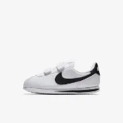 NIKE 耐吉 Nike Cortez Basic Sl (psv) 904767-102 中童鞋 運動 休閒 基本 慢跑 白 黑