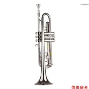 寓偉 標準 Bb 小號黃銅材料鍍鎳管樂器帶吹嘴手提袋手套清潔布 [16][新到貨]