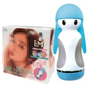 ㊣送290ml潤滑液㊣日本MODE＊i:Me 吉川愛美音聲震動電子娃娃自慰杯(藍色)