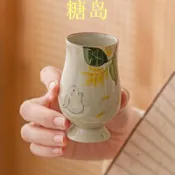 兔子聞香杯 草木灰 陶瓷 主人杯 功夫茶具 大容量 家用 品茗