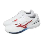 Mizuno 美津濃 桌球鞋 Wave Drive 9 男鞋 女鞋 白 支撐 抓地 室內運動 81GA2205-71