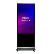 【Nugens 捷視科技】好好播 32吋觸控系統型Windows鏡面落地款廣告一體機(智慧數位廣告看板電子海報廣告機)