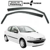 比德堡崁入式晴雨窗【標準款】寶獅PEUGEOT 206 三門 1998-2007年車款適用