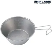 台北山水戶外用品專門店 UNIFLAME 鈦提耳碗/登山杯碗/鈦杯 300ml U668634 日本製