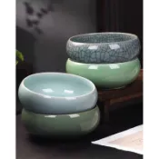 青瓷香環爐 冰裂香環爐 送底座 香環架 神房用品