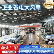 【銷售冠軍】德愛大風量工業大吊扇5米5廠房車間籃球場通風降溫省電工業大風扇