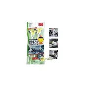 (店+)【MAMEITA】日本製  PRO 瓦斯爐架.燒烤.炭烤網.Y字清潔刷 2入