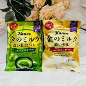 日韓小潼 日本 Kanro 甘樂 濃厚金牛奶糖 原味/抹茶｜全店$299 全家取貨免運｜滿額折500｜APP下單最高賺19%點數⚡