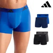 【adidas 愛迪達】男內褲 平口內褲 四角內褲 高彈舒適 吸濕排汗 男士內褲 二件組 兩款任選