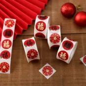 【新年貼紙集合】新年福字貼紙新年春節禮品祝福封口貼兒童手賬貼畫獎勵不乾膠標籤禮盒封口貼伴手禮封口貼