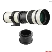 CL015 相機超長焦鏡頭+T2-NEX卡口轉接環套裝 手動對焦 420-800mm F/8.3-16 超級變焦 T卡口