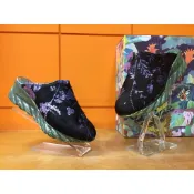 **Macanna**麥坎納專櫃~阿堤卡系列~帕特昂克洛~特殊馬毛刷漆檞型底手作厚底拖鞋700570