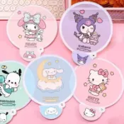 折疊小扇子💕【30天熱銷5099件】折疊扇子便攜迷你折扇卡通可愛女兒童學生團扇夏天家用圓扇