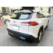 現貨 豐田 corolla cross CC 專用型 刀鋒版 M型 鋼琴烤漆黑 黏貼式 刀鋒 小尾翼 尾翼 鴨尾 擾流板