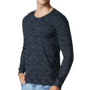 【pierre cardin 皮爾卡登】2件組緞彩極速熱暖絨圓領長袖上衣(長袖 發熱衣 圓領 恆溫 保暖 親膚)