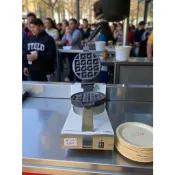 M 十字鬆餅機【班恩】快速出貨 門市現貨 110V 十字鬆餅機 創意厚片鬆餅 數位溫控 比利時格子Q餅機 營業用福利品