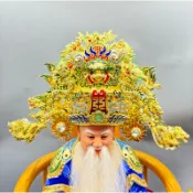 相帽 宰相帽 員外帽 土地公帽 福德正神帽 帽子 紙帽 按金 7寸頭圍 1尺3神尊戴 8寸頭圍