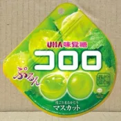 《日本零食倉庫》🇯🇵現貨供應 UHA味覺糖KORORO麝香葡萄軟糖48g 2026.10.31 白葡萄軟糖 味覺糖軟糖