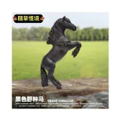 (店+)黑馬 野馬 駿馬 千里馬 奔馬 北美野馬 仿真 動物模型 野生動物 益智 spg