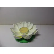 浮水蓮花燈有七色紅白黃綠藍紫橙粉紅色可選(EVA環保塑膠)直徑11.5公分超度祖先有緣眾生地基主祈願祈福皆可