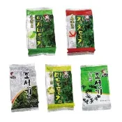 【韓味不二】海樂多韓國經典海苔片5gx12入 X5袋 口味任選(原味/竹鹽/芥末/蒜味/辣味)