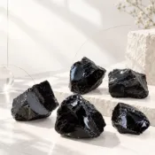 (店+)【石意景觀石材】黑曜石原石 100g單位★滾石 原石 碎石 消磁 淨化 風水擺件 居家擴香 能量 天然水晶 開運 原礦