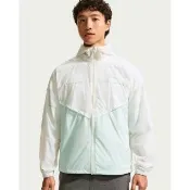 【NIKE 耐吉】風衣外套 男 AS M NK WR LTWT UNLND FZ UV JK 運動 休閒 防曬 抗UV 白綠 (IO9628133)