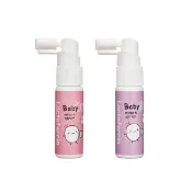 【KU.KU. 酷咕鴨】寶寶乳鐵蛋白潔牙噴霧20ml(草莓/葡萄)