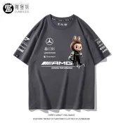 紅牛車隊 Red Bull Racing f1 日系 寬鬆 短袖T恤 情侶t 大尺碼短袖 印花t 五分袖 短袖男 男t