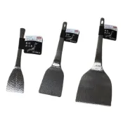(店+)【Iwatani 岩谷】鐵板燒煎鏟平鏟 燕三条 和膳 75/48/30mm 18-8不銹鋼 日本槌目 戶外 露營 餐具 愛露愛玩