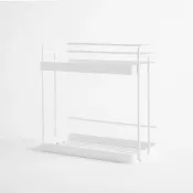 (店+)【HOLA】INK鐵製烤漆桌上層架 白