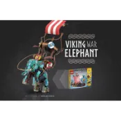只有「電子說明書」樂高 積木 LEGO MOC 159194 31132 Viking War Elephant