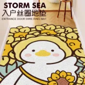 客製化尺寸 入戶門絲圈地墊可裁剪簡約可愛腳墊玄關耐磨耐臟大門口豎款門墊